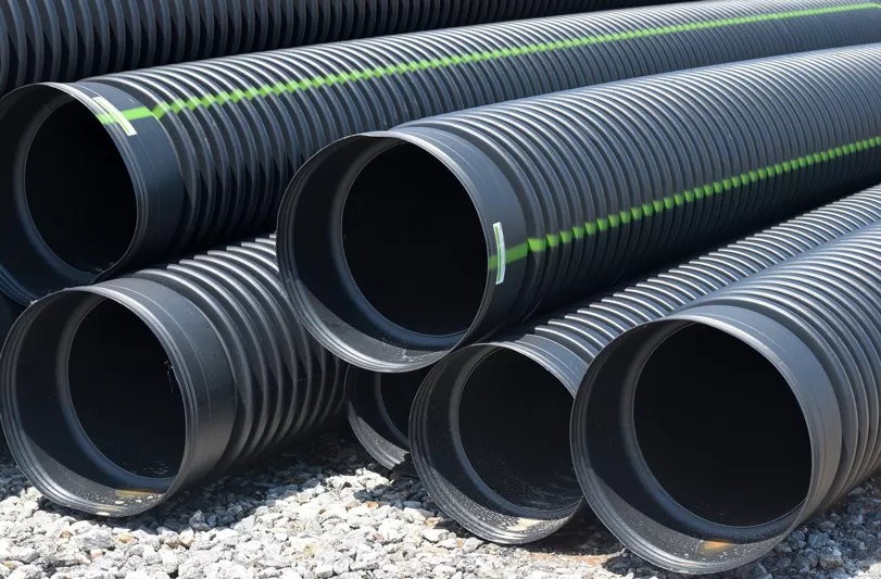 PE Double-wall Corrugated Pipes for Buried Drainage