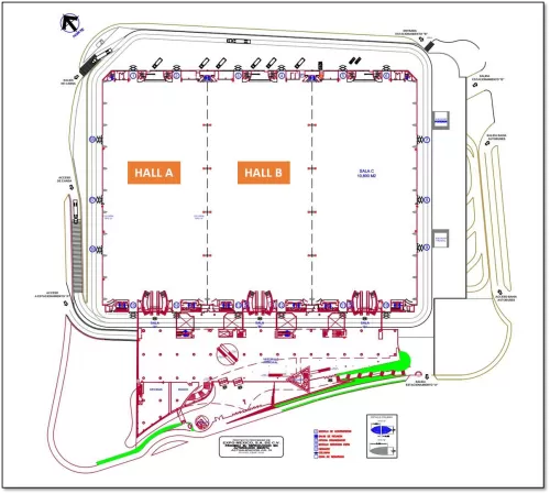 Expo Santa Fe Mexico Venue Map